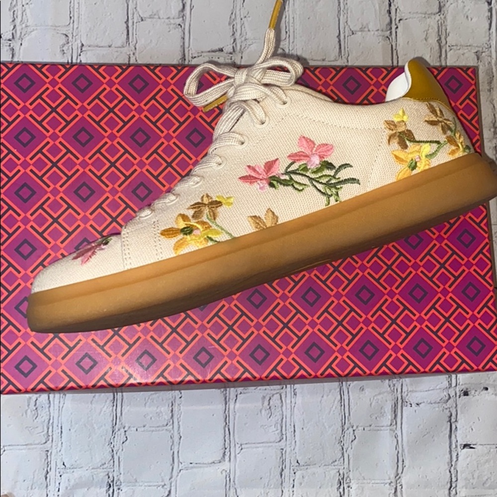 Tory Burch Howell Court Floral Sneaker